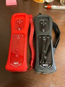 Wii WiiU用 リモコンプラスセット　ブラック　レッド