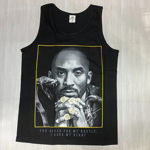 LA発 【3XL】 コービー KOBE アンダーグラウンド グラフィック タンクトップ 黒 NBA レジェエンド Legends ブラックマンバ HIPHOP