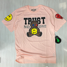 USA正規品 【M】 GOAT Solo ゴートソロ TRUST NO ONE ベア BEAR 半袖 Tシャツ PINK ストリート オーバーサイズ ウェストコースト (GT2)_画像1