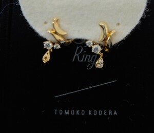 今月終了 最終お値げ 小寺智子 TOMOKO KODERA カシケイ K18YGピアス ダイヤモンド0.36ct TK刻印