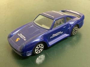 N burago ブラーゴ　PORSCHE 959 ポルシェ　Racing 1/43 MADE IN ITALY ミニカー 青色　ブルー