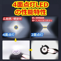 ヘッドライトバルブ ロービーム ルークス ML21S 日産 4面 LED H4 6000K 30000lm SPEVERT製_画像4