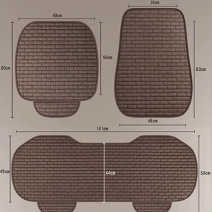 シートカバー ソリオ ハスラー ジムニーシエラ 前席 2席セット リネン素材 麻 エプロンタイプ スズキ 選べる4色の画像10