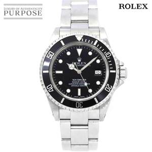 ロレックス ROLEX シードゥエラー 16600 A番 メンズ 腕時計 デイト ブラック 文字盤 オートマ 自動巻き ウォッチ Sea-Dweller 90161989