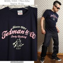 テッドマン TEDMAN & CO 半袖ドライTシャツ TDRYT-1400 ネイビー【Lサイズ】吸汗速乾 エフ商会 アメカジ メンズ_画像3