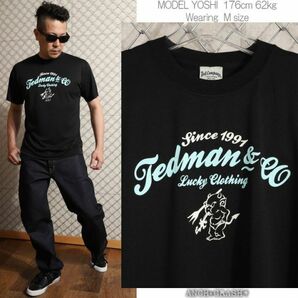 テッドマン TEDMAN & CO 半袖ドライTシャツ TDRYT-1400 ブラック【Lサイズ】吸汗速乾 エフ商会 アメカジ メンズの画像3