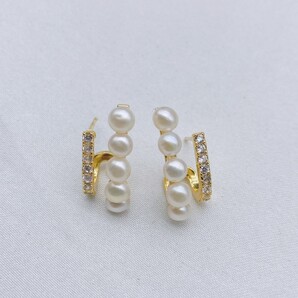(26)ピアス、真珠、おしやれ、女性、クーポンのご利用