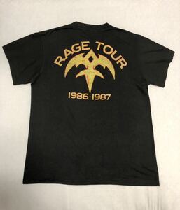 80s USA製 QUEENSRYCHE クイーンズライク ビンテージ rage tour ツアー tシャツ ロック バンド Tシャツ 86年 90s 80年代 ヴィンテージ