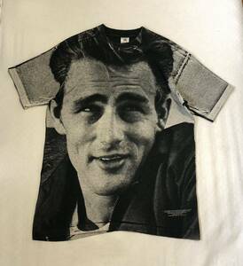 1993年 USA製 総柄 オールオーバープリント James Dean ジェームスディーン edward teez Tシャツ L ビンテージ 90s tシャツ mosquito head