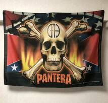 00s 販促用 PANTERA パンテラ バナー 壁掛け ポスター ロック バンド ミュージック Tシャツ メーカー winterland社 90s ビンテージ USA製_画像6