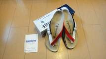 ★ 美品！BIRKENSTOCK Adria （ホワイト/レッド）サイズ：41 ☆_画像1