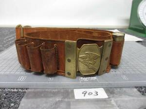 903.. belt 25 departure cartridge belt original leather 