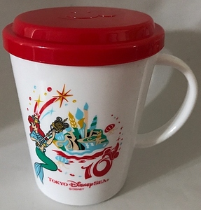 Не продается ☆ Kirin original "Tokyo Disney Resort Cup with lid" Русалочка