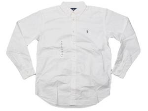  новый товар outlet 8596 boy's 12 рубашка с длинным рукавом белый polo ralphl auren Polo Ralph Lauren oks