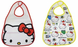  Hello Kitty -(Hello Kitty). немного. загрязнения если .. взяв . baby bib ( слюнявчик ){ красный / желтый цвет }