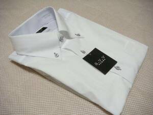 M141新品♪a.v.v♪形態安定・吸汗速乾半袖デザインワイシャツ（ボタンダウン）LL（43）サイズ即決