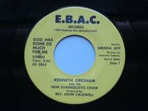 ゴスペル EP Kenneth Gresham and The New Evangelistic Choir E.B.A.C.盤 女声ソリスト＋クワイア_画像1