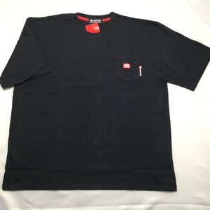 【送料無料】【新品】ecko unltd. メンズ半袖Ｔシャツ（コットン100％）　　L 　 ブラック★ECM2112