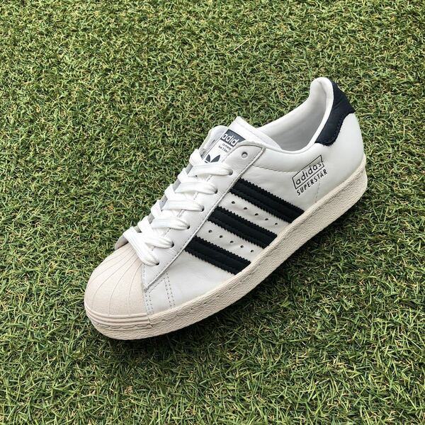 美品22.5 adidas SS80S アディダス スーパースター 80s H528