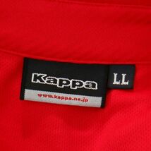 Kappa GOLF カッパ ゴルフ 春夏 シャドー ミニ ボーダー柄★ 切替 半袖 ポロシャツ Sz.LL　メンズ 大きいサイズ　A2T06636_6#A_画像7