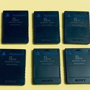 PS2 メモリーカード　６枚セット　 純正品