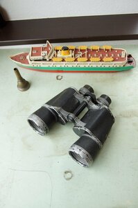 0 war front binoculars NIPPON KOGAKU old tool. gplus Hiroshima 2206k