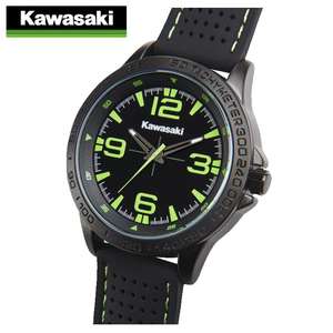 カワサキ 腕時計 新品 未使用 ヨーロッパカワサキ純正アクセサリー アナログウォッチ 日本未発売 KAWASAKI 186SPM0029 希少 レア