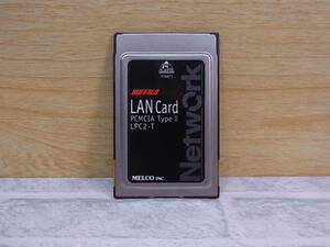 △E/154●バッファロー BUFFALO☆LANカード☆PCMCIA TypeII☆LPC2-T☆動作不明☆ジャンク