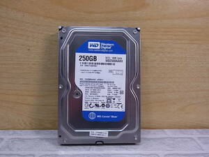 ◎J/568●ウェスタンデジタル☆Western Digital☆3.5インチHDD(ハードディスク)☆250GB SATA600 7200rpm☆WD2500AAKX☆中古品