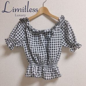 LIMITLESS LUXURY 2wayオフショルダートップス トップス パフスリーブ