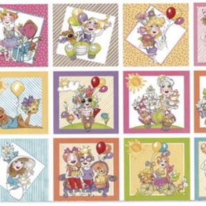 ロラライハリス生地 It's a Party Fabric Panel