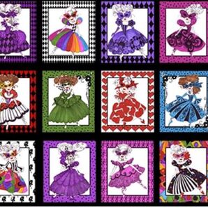 ロラライハリス生地 Masquerade Ball Fabric Panel