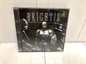 送料無料 ★ プレイステーション ソフト ブライティス BRIGHTIS 取説付 ステッカー付 SONY プレステ PS1 ゲームソフト PlayStation