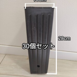 超ロングビニールポット28cm x 10cm 30個セット