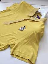 BEAMS GOLF レディースL ビームスゴルフ ブランドロゴマーク刺繍半袖 レーヨン ポロシャツ 日本製 正規品 送料無料_画像4