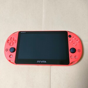 PlayStationVita 本体のみ Wi-Fiモデル ネオン・オレンジ PCH-2000 ZA24 PS Vita