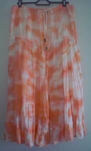  окраска способ длинная юбка (160) orange 