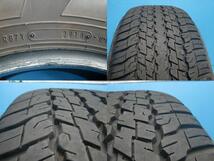 ● 中古夏タイヤ ダンロップ グランドレック TA25 265/65R17 2018年製 平店 ランドクルーザープラド パジェロ 他_画像6