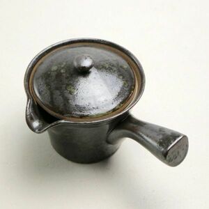 急須 おしゃれ 陶器 伊万里 黒釉 楽らく急須 大 和食器 煎茶道具 茶器 きゅうす 日本製 ■itg02104043