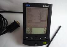 ジャンク　IBM　WorkPad　C3　ワークパッド C3　本体 充電器　タッチペン　黒　ブラック　Palm_画像2