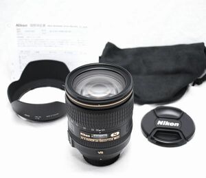 【新品同様の超美品・メーカー保証書等完備】Nikon ニコン AF-S NIKKOR 24-120mm f/4 G ED VR