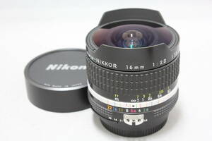 ■アキバカメラ■　ニコン（Nikon）　Fisheye-NIKKOR 16mm F2.8 (Ai)　難あり品です