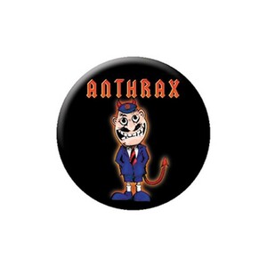 Anthrax 缶バッジ アンスラックス Devil Man