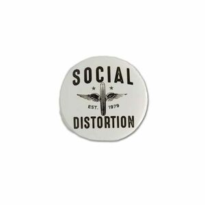 Social Distortion 缶バッジ ソーシャル・ディストーション Moto Wings