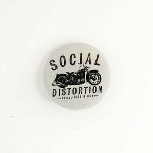 Social Distortion 缶バッジ ソーシャル・ディストーション Motorcycleの画像1