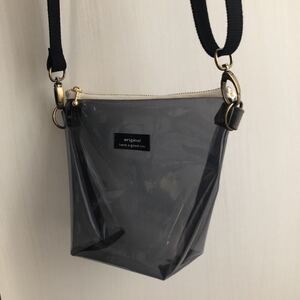クリアバッグ サコッシュ グレー ショルダーバッグ