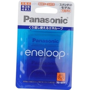 ◆送料無料　パナソニック Panasonic eneloop(エネループ) スタンダードモデル 単3型 4本パック BK-3MCC/4C