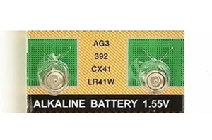 ◆送料無料 ボタン電池 ２個 ＬＲ４１(192， RW87， V3GA， L736， GP192， G3A)／1.55V
