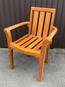 used cheeks material arm chair chair Northern Europe gardening chair purity Marni Karimoku Denmark 