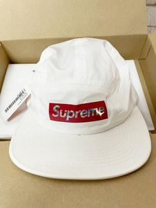 シュプリーム Supreme お洒落 USA製 帽子 キャップ 白 ホワイト　新品